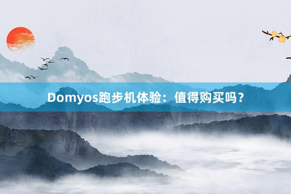 Domyos跑步机体验：值得购买吗？